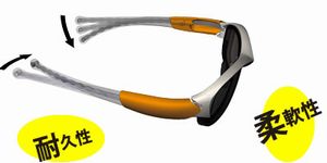 軽量でフィット性能の高いベータチタン採用